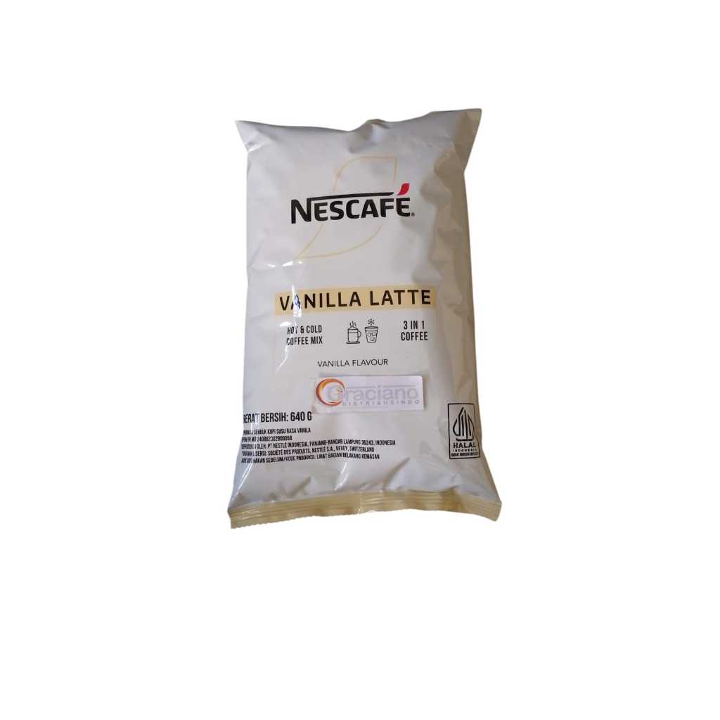 

Nescafe Vanilla Latte 640gr Nestle Professional