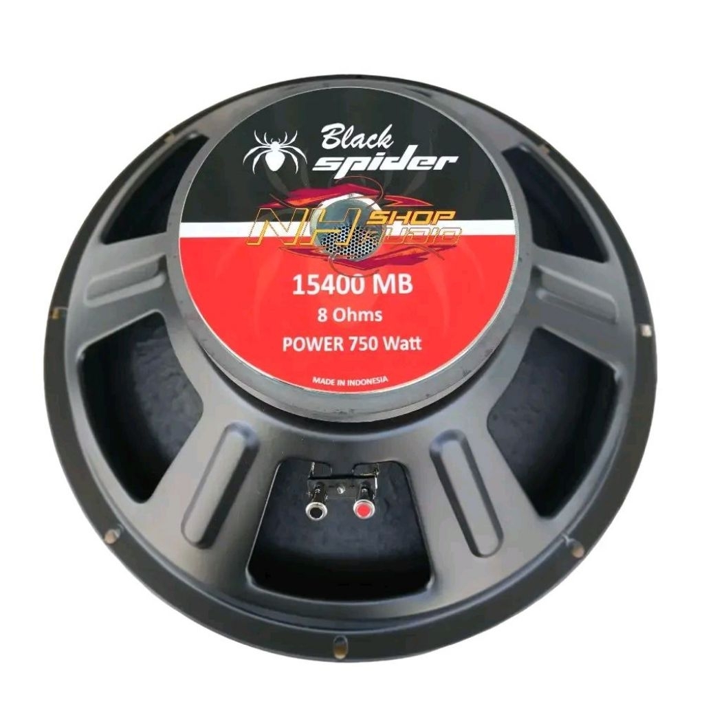 SPEAKER  BLACK SPIDER 15400 MB 15inch original BS15400MB 750watt coil 3in low mid speaker blackspide