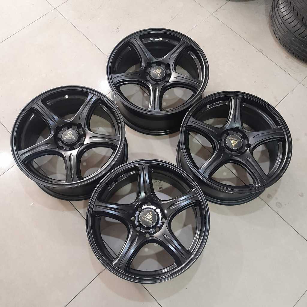VELG SECOND MOBIL MURAH  RACING AUTOSPEED R16 X7 ET40 PCD 8X100/114,3