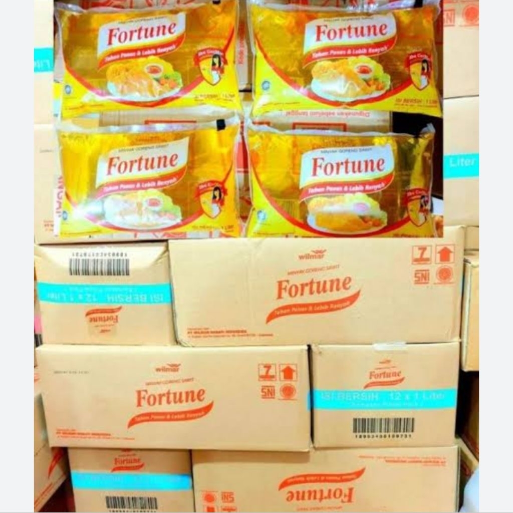 

Minyak Murah Fortune Bantal 1 ltr ( Dus isi 12 pcs )