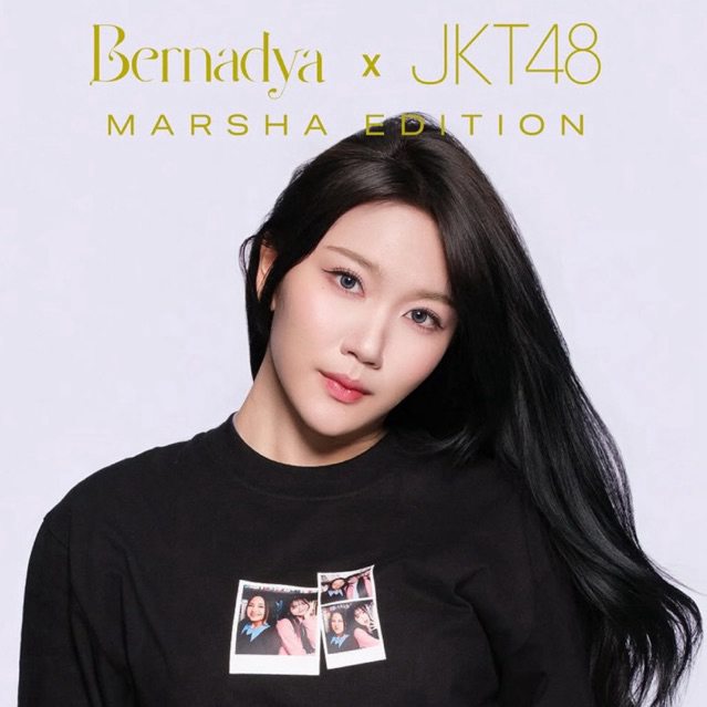 Kaos Bernadya x JKT48 Marsha Tshirt Black
