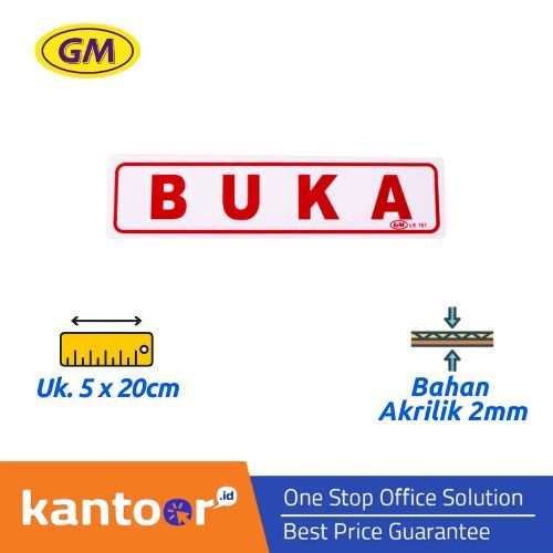 

GM LABEL BUKA LK-161 KECIL