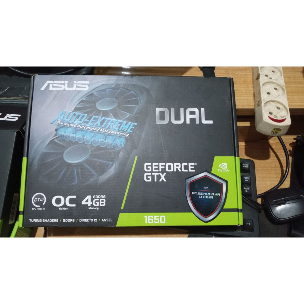 VGA | Asus GeForce GTX 1650 4GB DDR6-P EVO - Dual OC Edition | GTX 1650 DDR6 | second