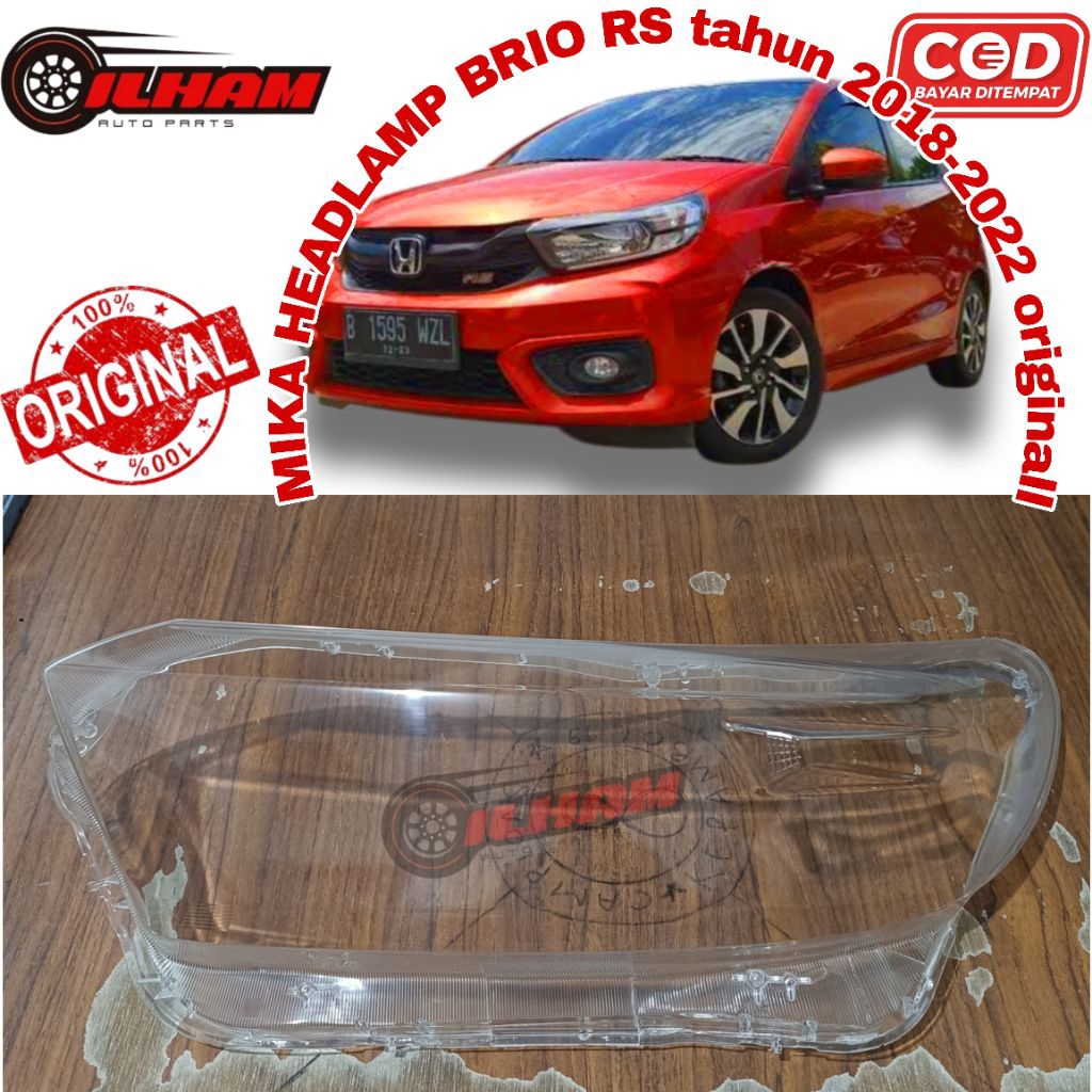 Mika Headlamp Lampu depan Honda Brio Satya Brio RS Mobilio Original 2018 2019 2020 2021 2022 kanan a