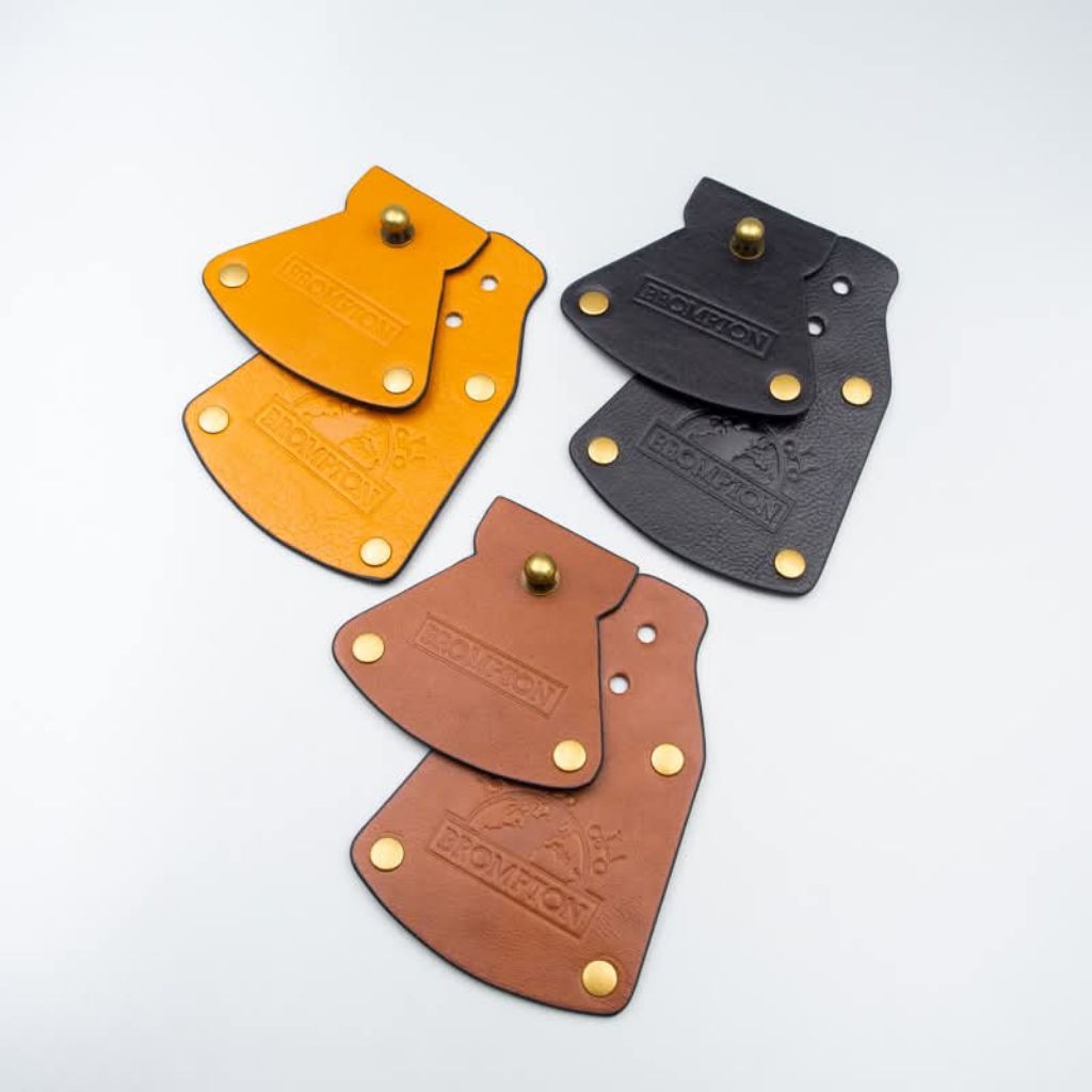 MOVER Mud Flaps Leather Spatbor MOVER Lengkap Set 3 Buah BromptonN Perlindungan Optimal Bahan kulit 