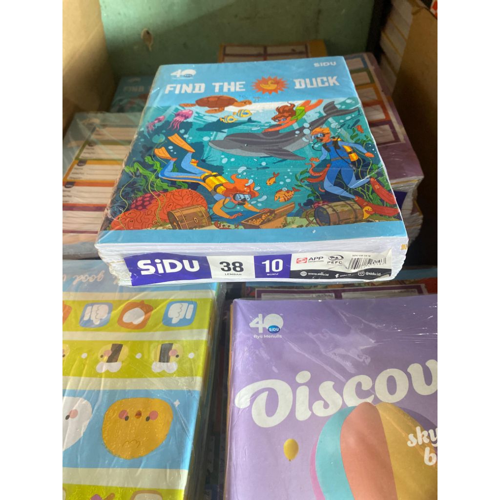 

Buku tulis SIDU, Buku Tulis Sekolah