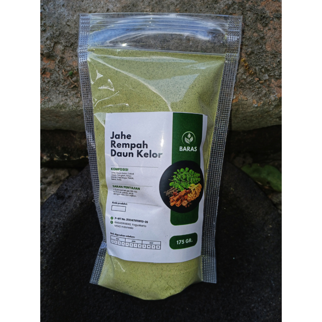 

Jahe Rempah Daun Kelor 175g - Baras