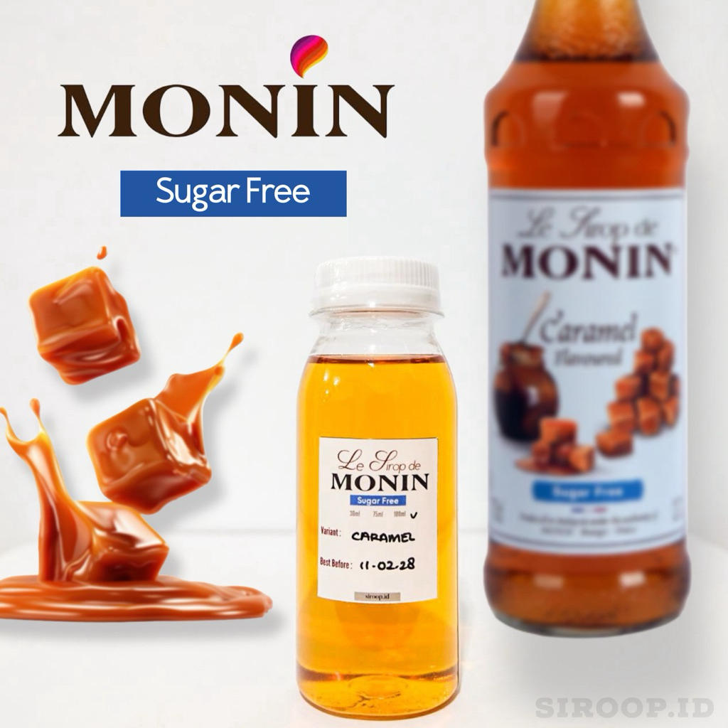 

Monin Sugar Free Caramel Syrup Repack 30ml 75ml 100ml