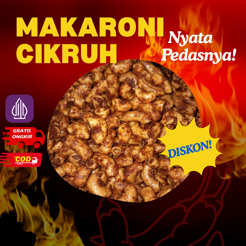 

MAKARONI PEDAS DAUN JERUK 500GR MAKARONI CIKRUH Nyata Pedasnya! Diskon