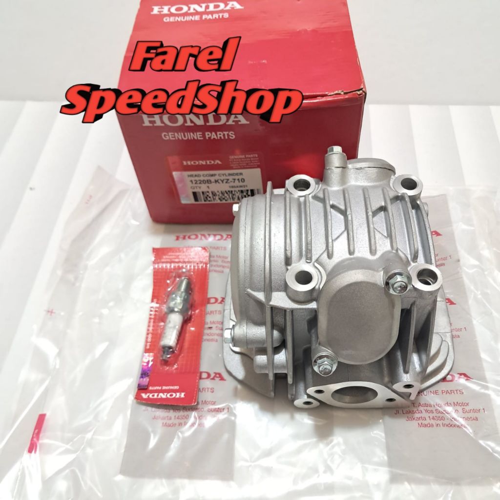 Head cylinder blok head supra x 125 helm in fi injeksi blade 125 fi injeksi KYZ