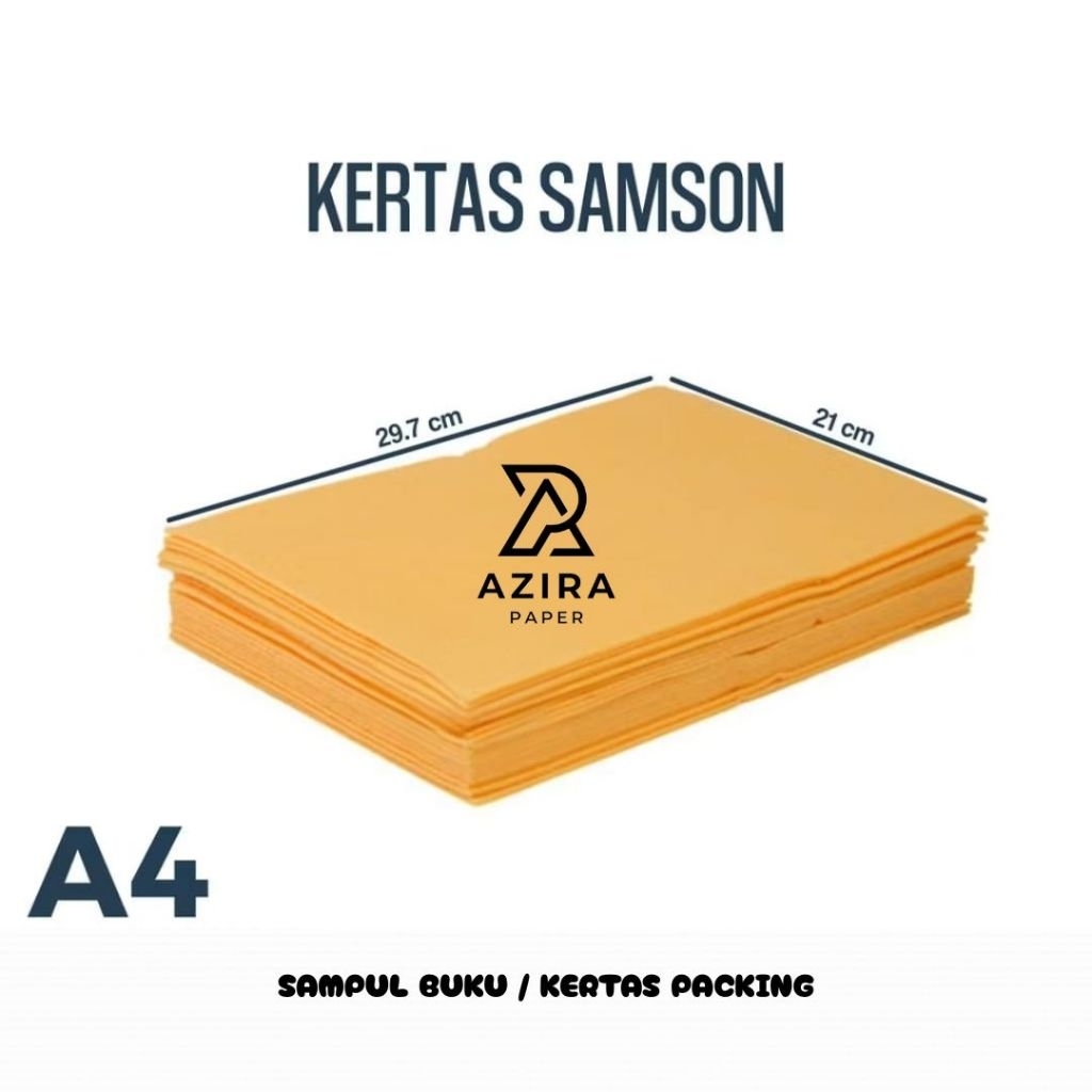 

Kertas Samson A4 isi 100 lembar / Kertas Samson A4 / Kertas Samson Coklat A4