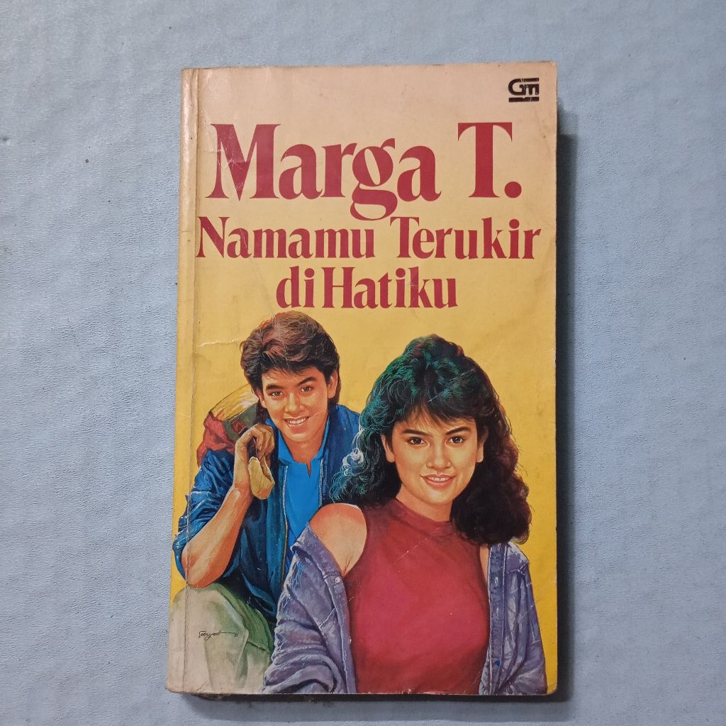 novel lawas nama mu terukir di hati ku by marga t.