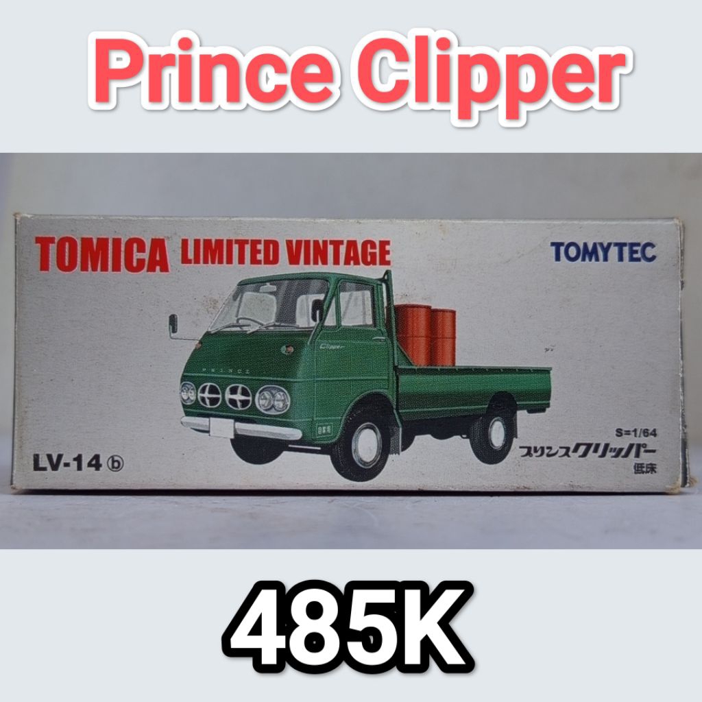 Diecast Mini Scale 64 TLV Tomica Limited Vintage Mobil Truck Pickup Prince Clipper