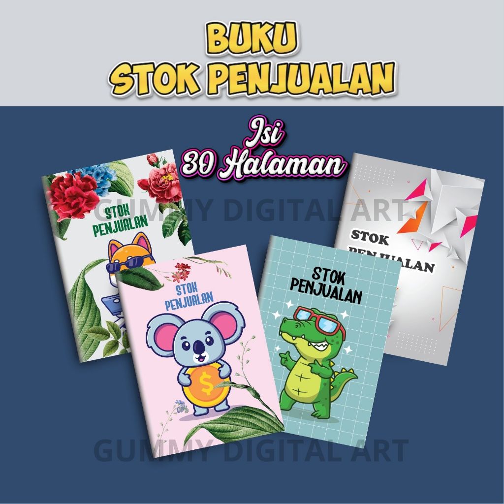 

BUKU STOK PENJUALAN ONLINESHOP 60 HALAMAN | BUKU PEMBUKUAN
