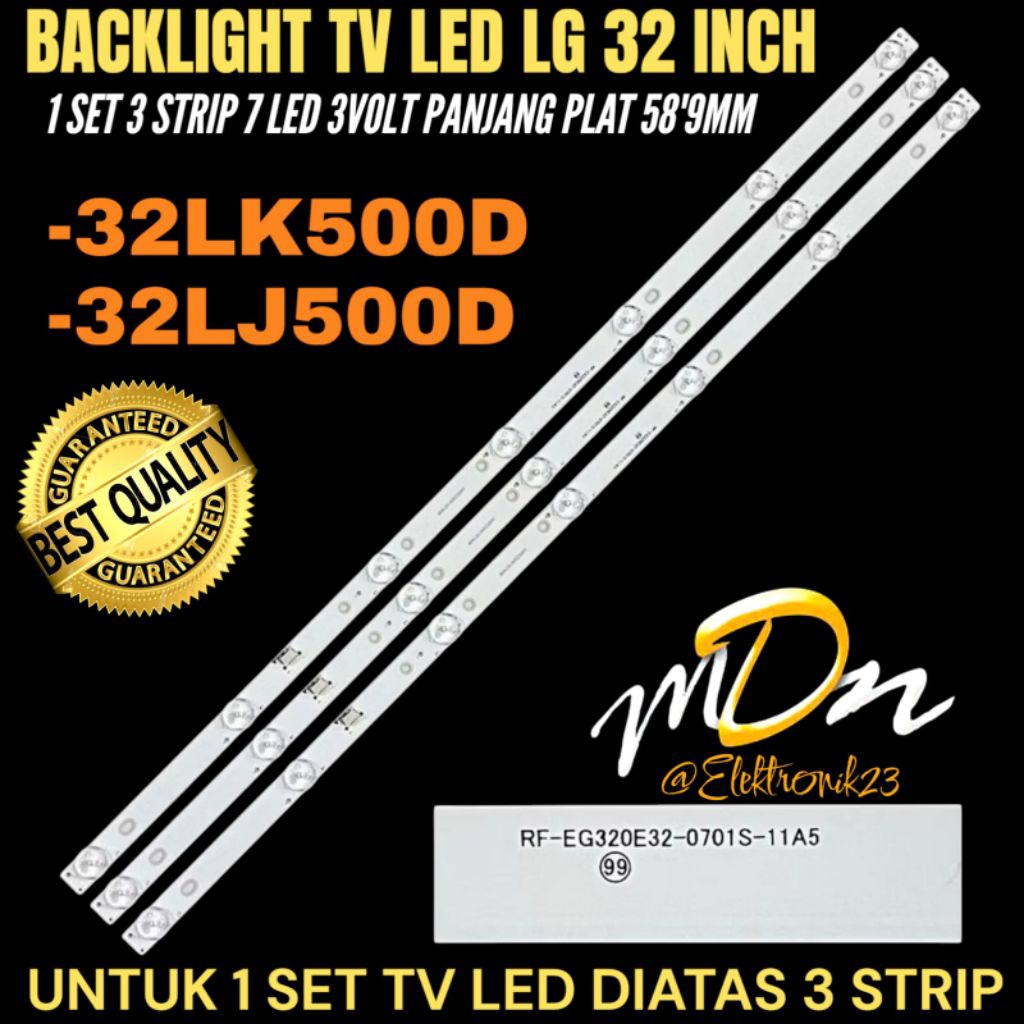 BACKLIGHT TV LED LG 32 INCH 32LK500D- 32LJ500D BACKLIGHT TV LED LG