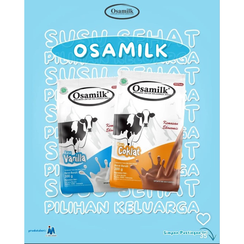 

PENAMBAH BERAT BADAN OSAMILK - PENGGEMUK BADAN OSAMILK - SUSU OSAMILK - PENAMBAH BERAT BADAN KEMASAN EKONOMIS