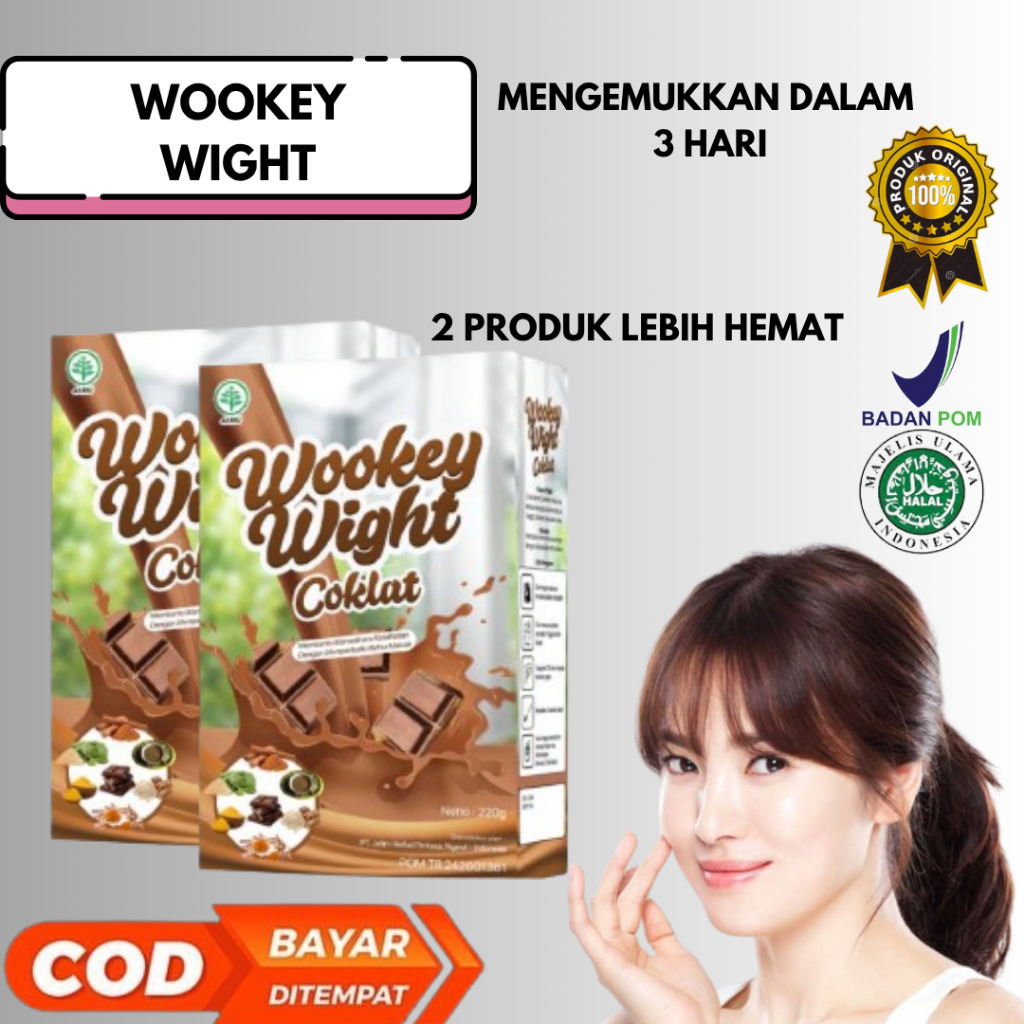 

2 PAKET LEBIH HEMAT Wookey Wight Susu Penggemuk Original Wookey Weight Penambah Berat Badan