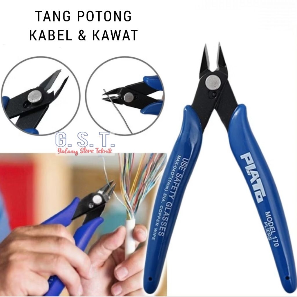 PLATO Tang Potong Kawat Tang Potong Kabel  Tang Potong Coil Gunting Potong Coil Kabel
