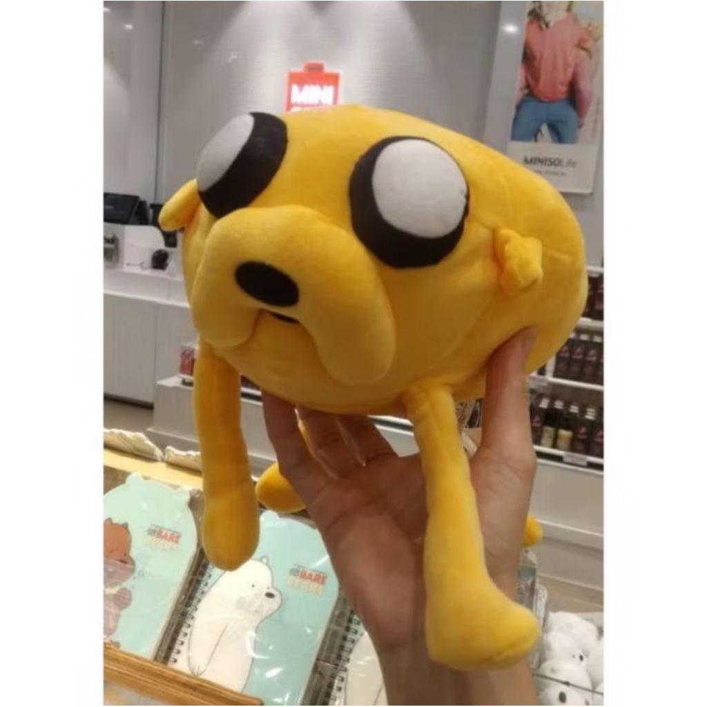 Boneka Miniso X Adventure Time Small Lying plush toy JAKE