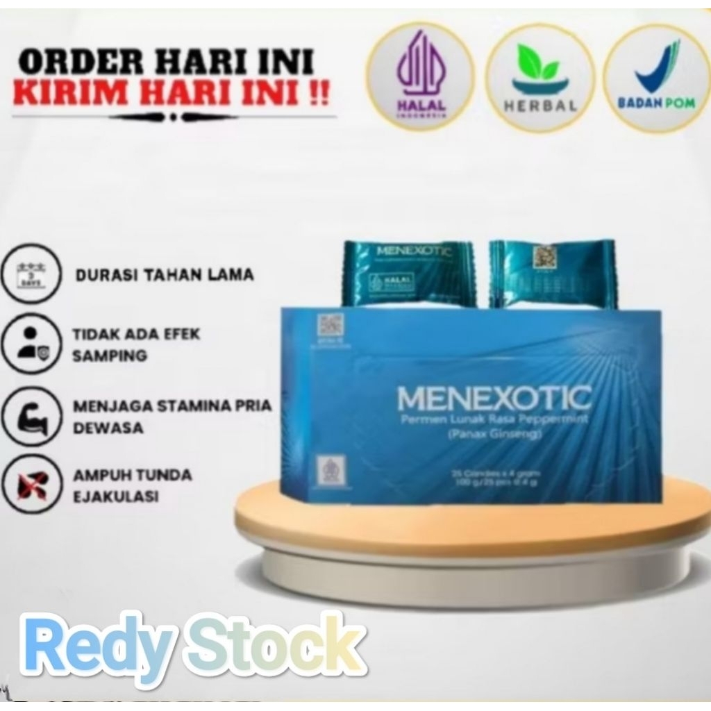 Permen Pria Menxotic|Mense Xotic|Mens Exotic|MeneXotic Original Candy Stamina PRiA 25