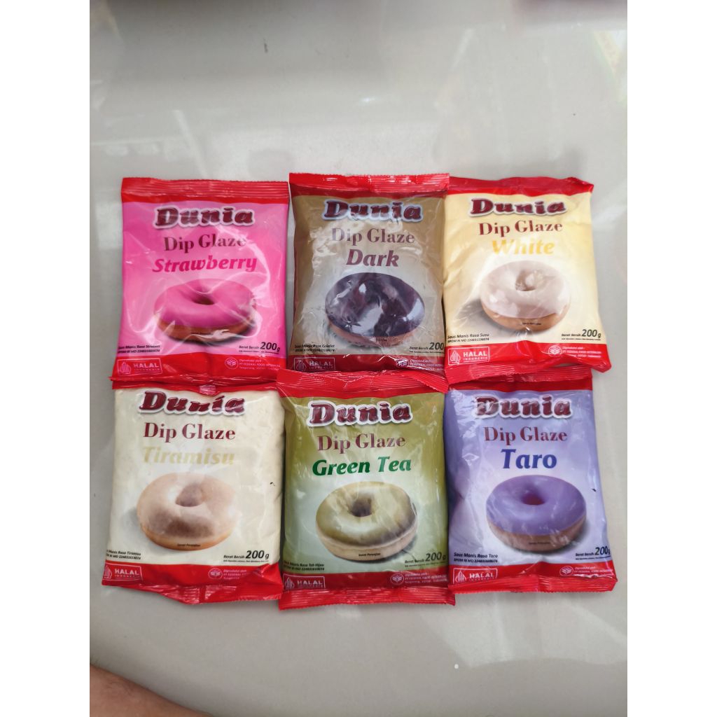 

Dunia Dip Glaze 200 Gr