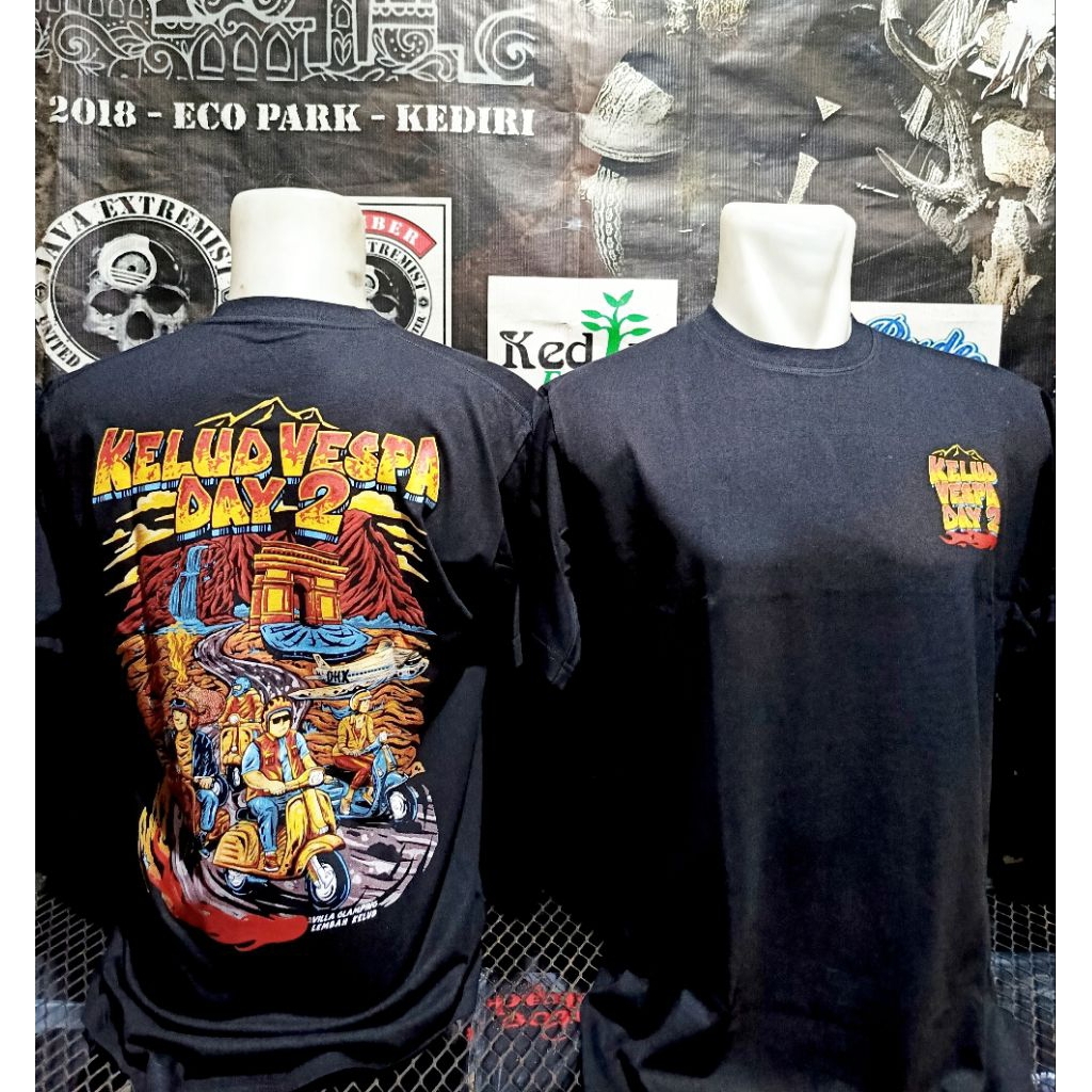 kaos acara Kelud Vespa Day