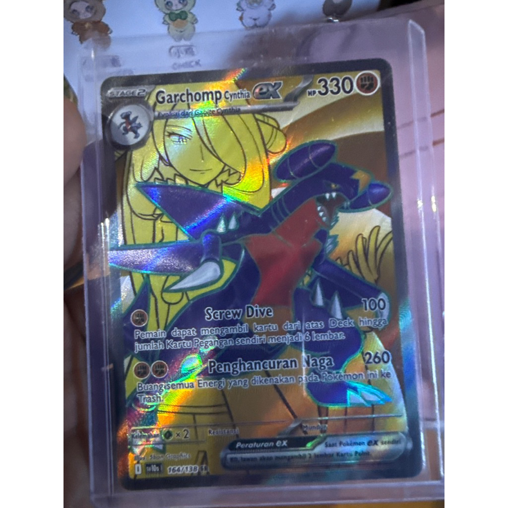 Dijual Garchomp & Cynthia EX (Full Art - Secret Rare)