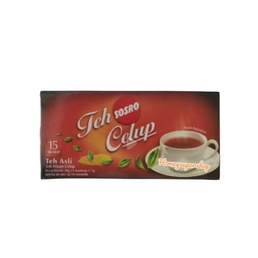 

TEH CELUP SOSRO isi 15 kantong