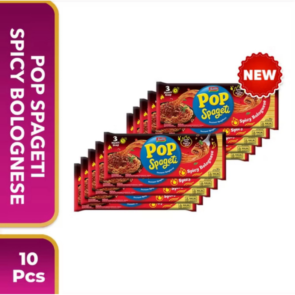 

Pop Spageti Spicy Bolognese – 10 Bungkus Lezat & Pedas Praktis
