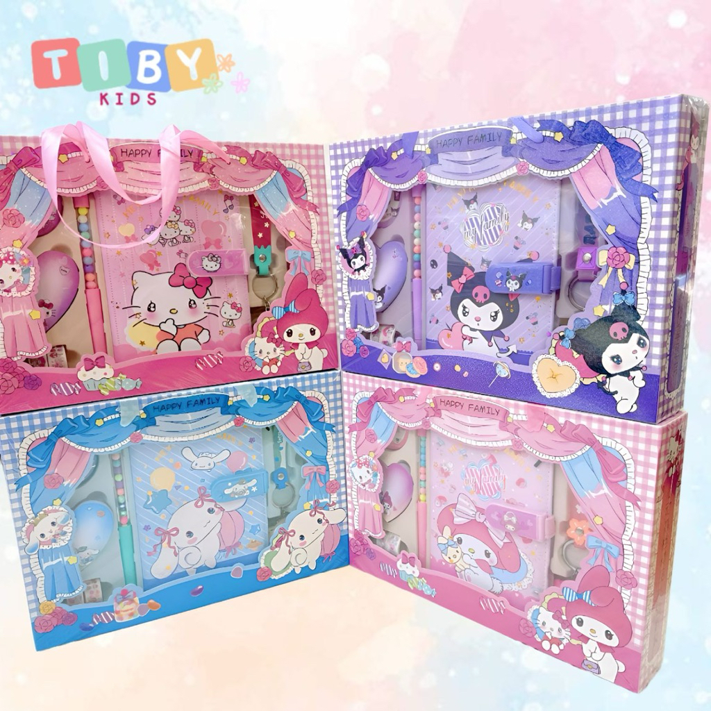 

GB03 / Gift Box Notebook / Gift Set Hadiah / Hadiah Notebook Sanrio (TERMURAH) / Hadiah Ulang Tahun