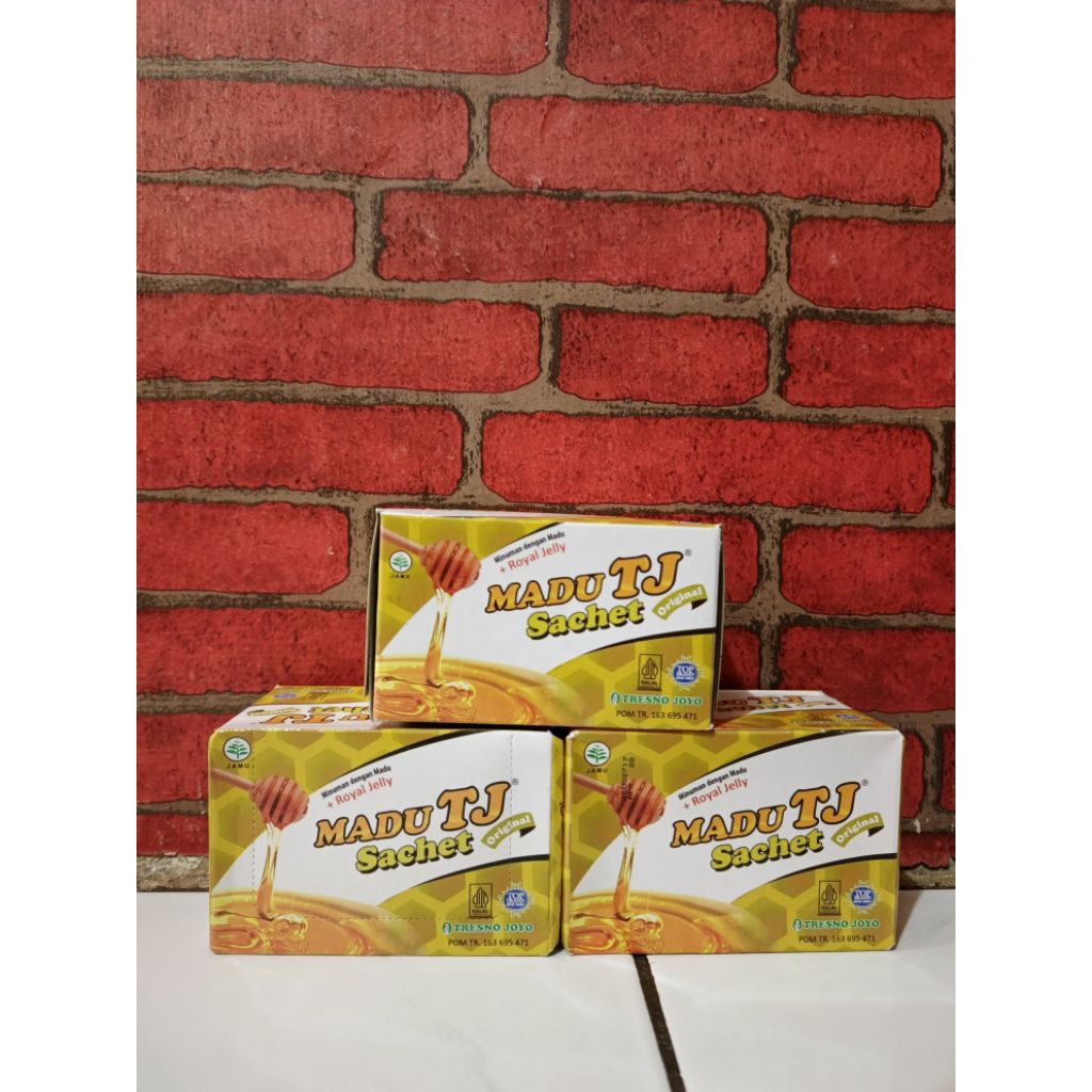 

Madu TJ Sachet 1dus/1pack isi 12 Sachet. Atau Satuan sachet