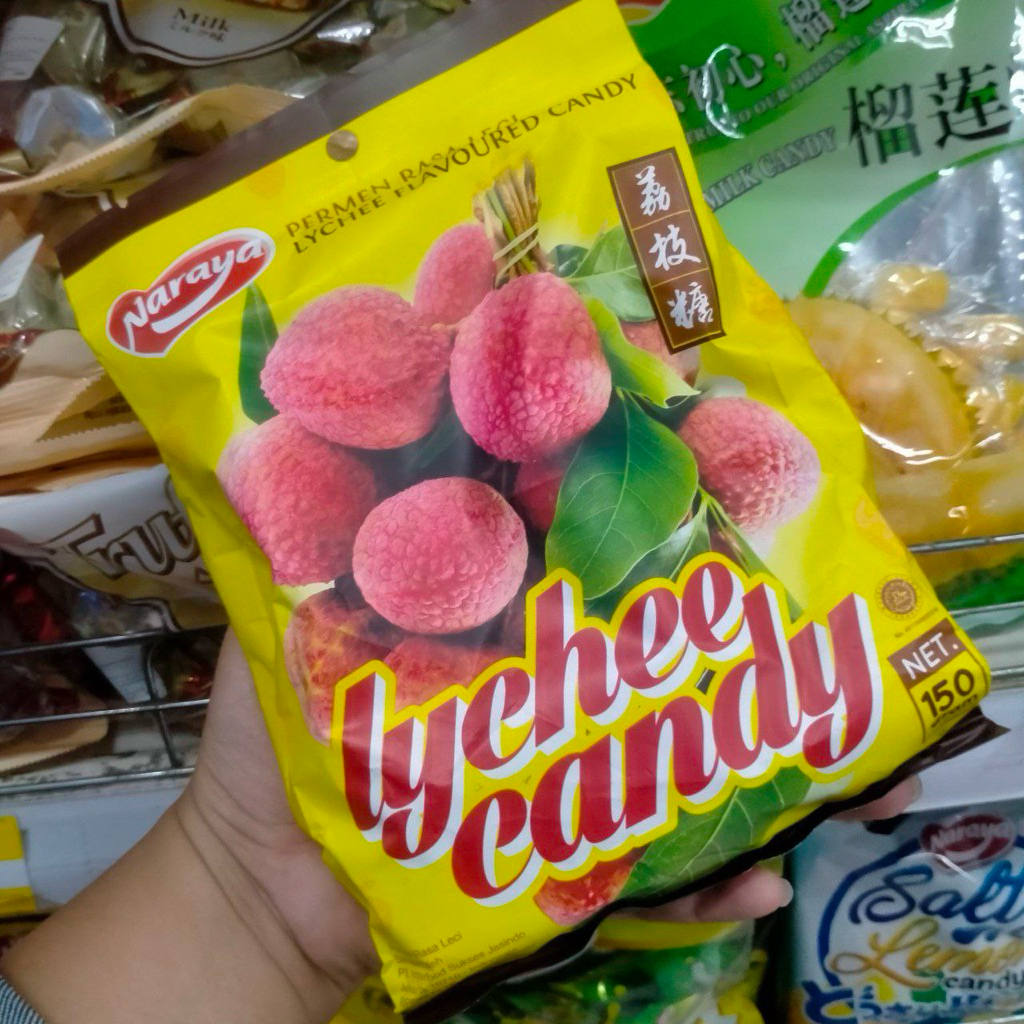 

naraya permen rasa lychee impor china 150Gr