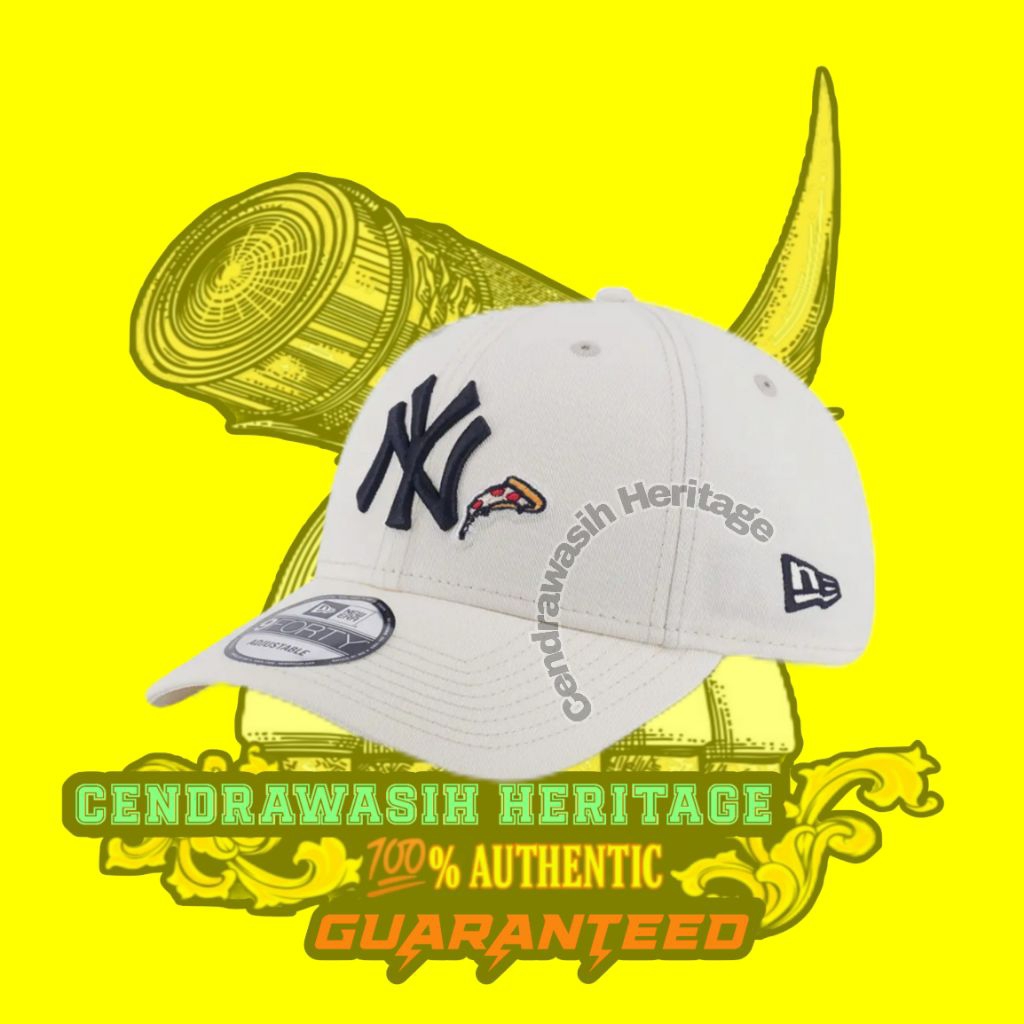 New Era 9Forty New York Yankees Baseball Cap Chrome White Original