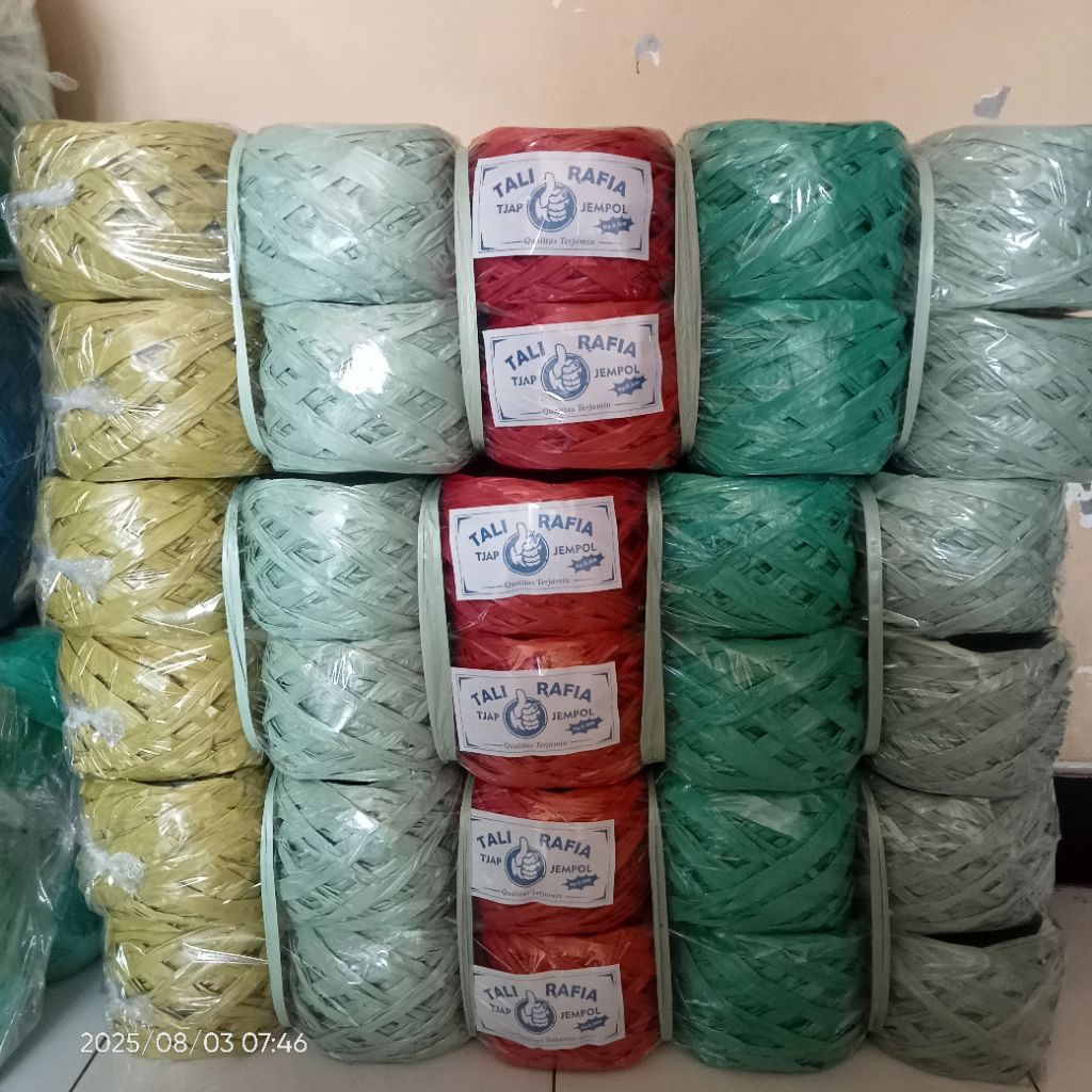 

Tali rafia ecer 2500 isi 20pcs