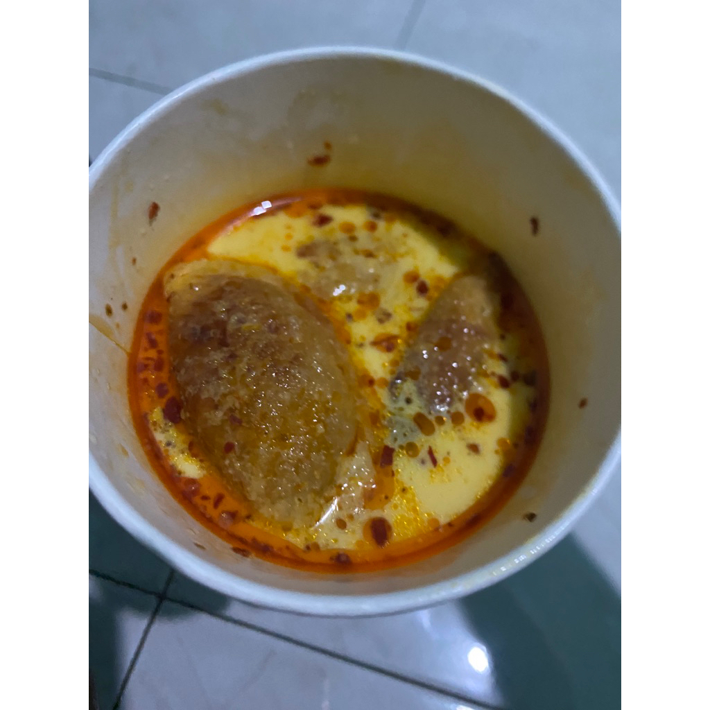 

Cireng kuah keju creamy