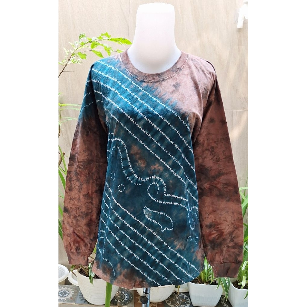 Kaos Unik Baju Sasirangan Atasan Lengan Panjang Wanita Cewek Murah Oleh Oleh Sovenir Banjarmasin