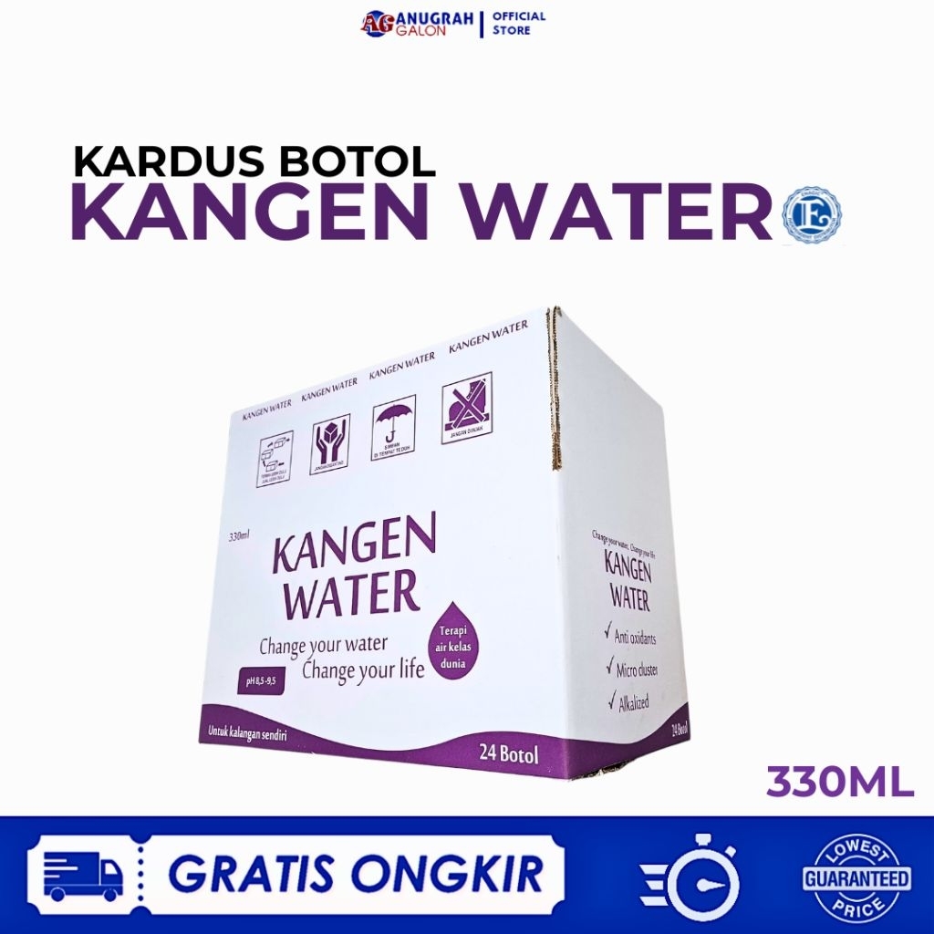 

Kardus Kangen Water 330ml