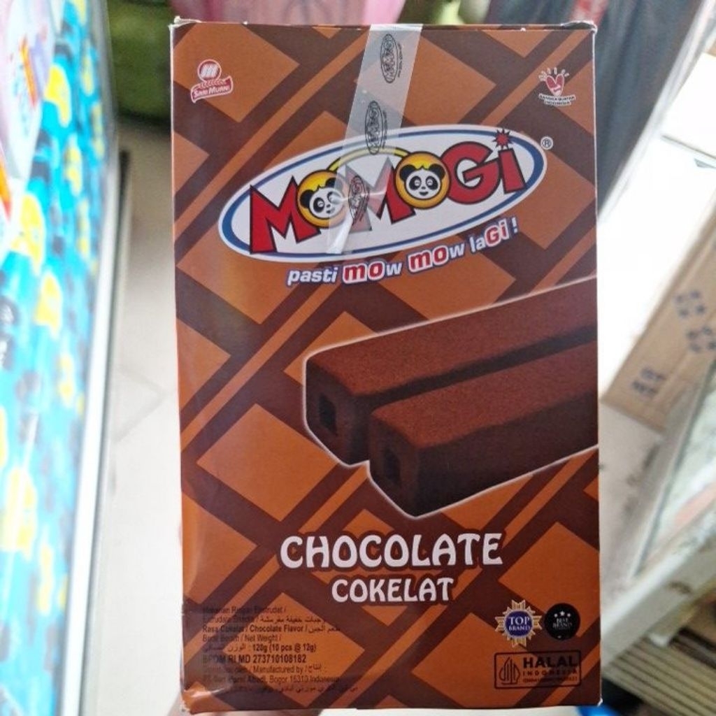 

Momogi Chocolate @12gr 1pack isi 10pcs