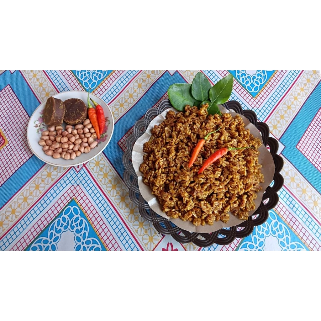 

KERING TEMPE / OREK TEMPE TERI KACANG "MALOWOPATI" 1 KG By OMAH WARUNG