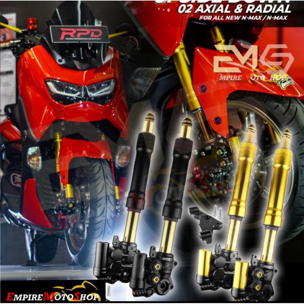 Upside Down RPD Nmax V2 Shock Depan