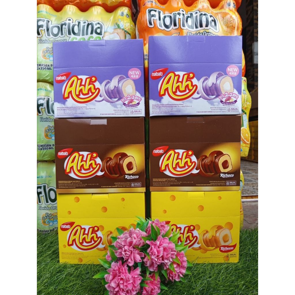 

NABATI AHH | VARIAN KEJU, COKLAT, & KOREAN GOGUMA | 1BOX atau 20 pcs | Camilan Atau Snack manis.