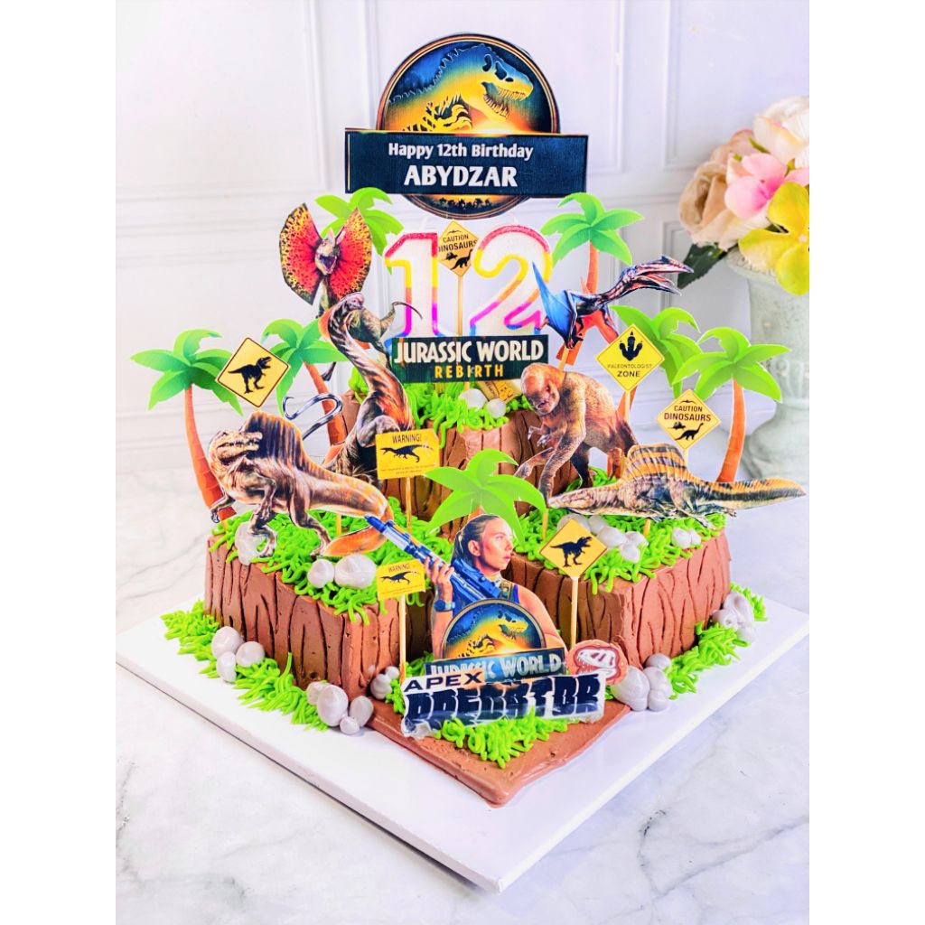 

cake ulang tahun birthday Jurassic Park