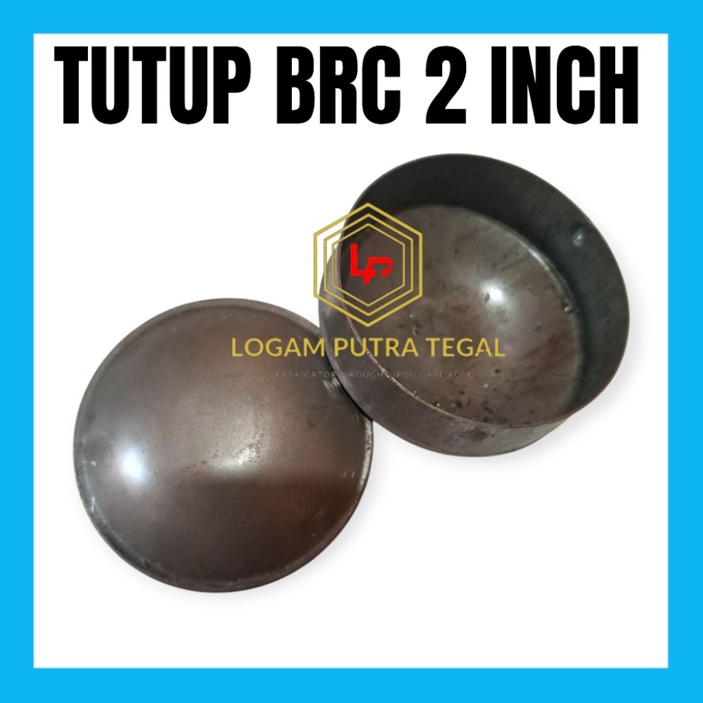 Tutup pipa brc 2 inch | Tutup pagar brc | aksessoris pagar besi