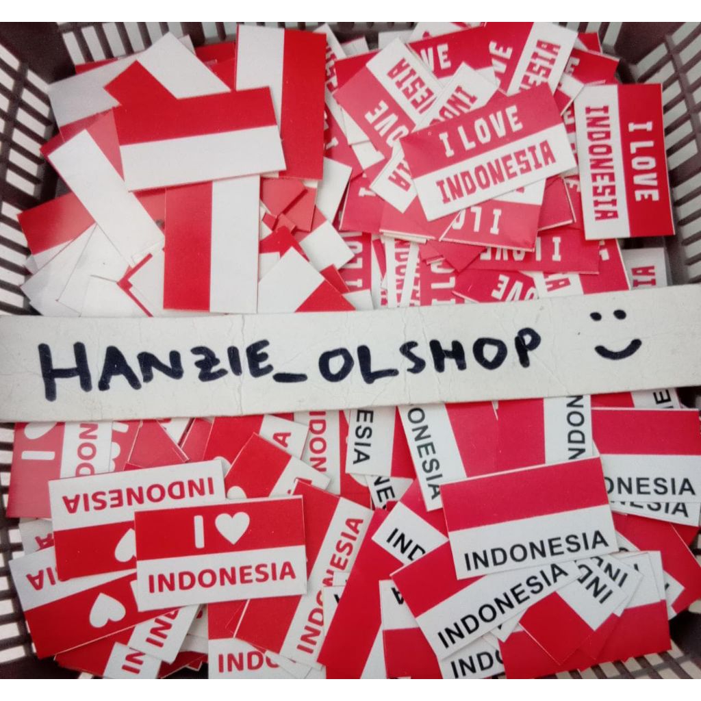 

stiker pipi merah putih satu pak isi 30 stiker agustusan stiker pipi karnaval stiker karnaval agustus stiker merah putih