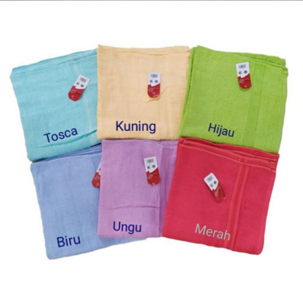 Handuk Merah Putih Kecil. Handuk Leher