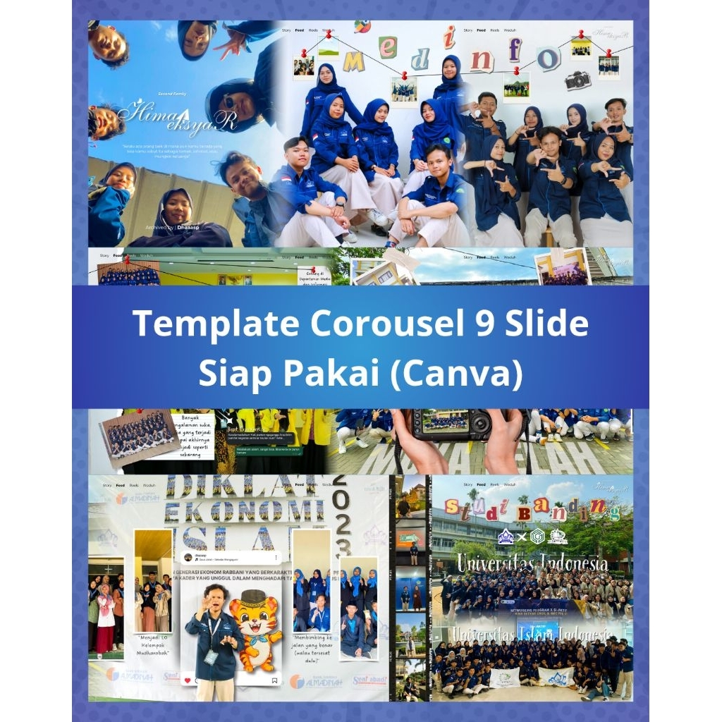 Template Corousel Canva | Template Desain