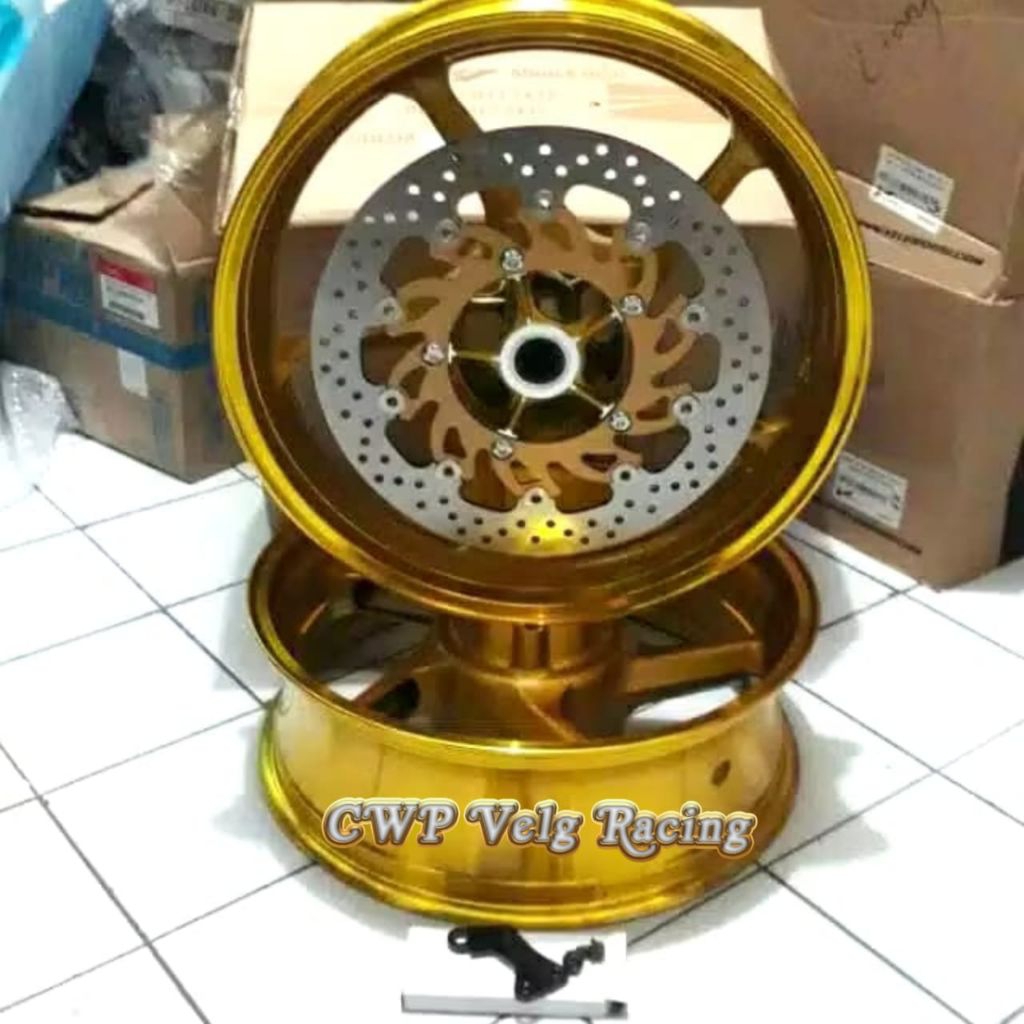 Velg Ninja 250 fi velg delkevic ninja 250fi velg z250 velg ninja 250 carbu lebar 3.5 inc 5.5 inc