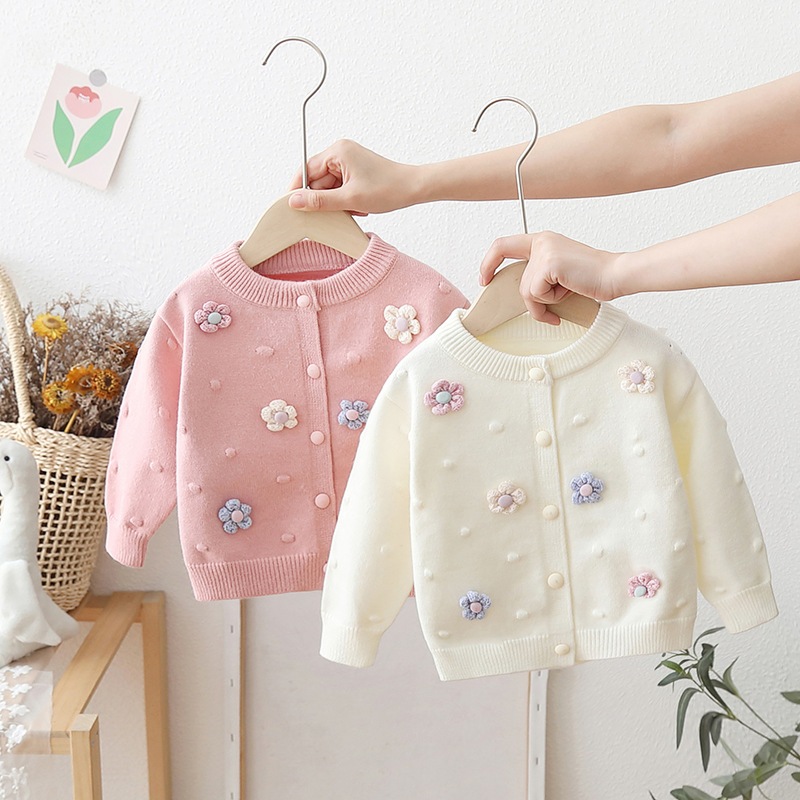 Kardigan Cardigan Anak Perempuan Impor / Sweater Outer Anak Cewek Halus Tebal  / Baju Rajut Anak Per