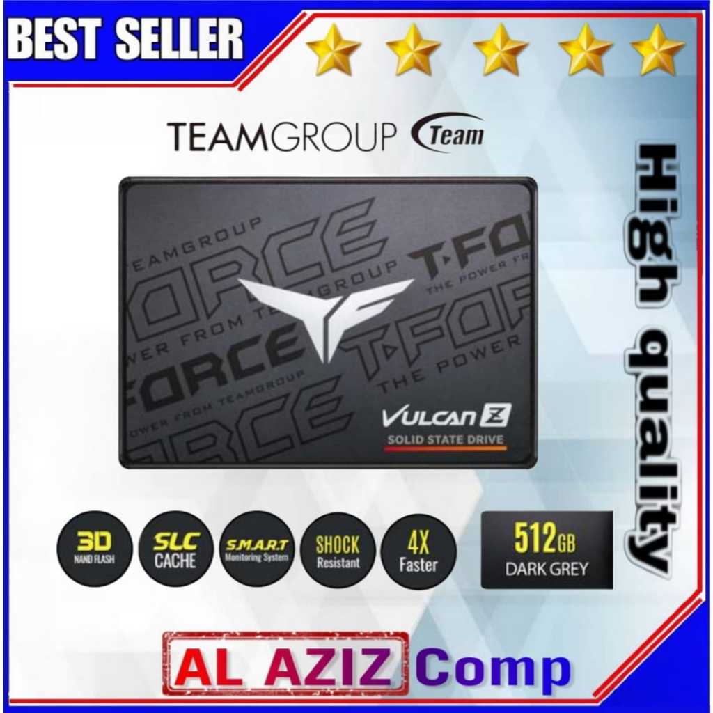 SSD TeamGroup Vulcan Z Series 512GB SATA III SSD RESMI