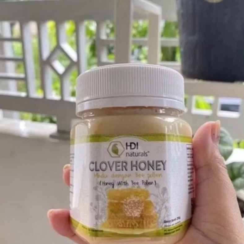 

Clover honey 250gr original exp 2028 + sendok kayu